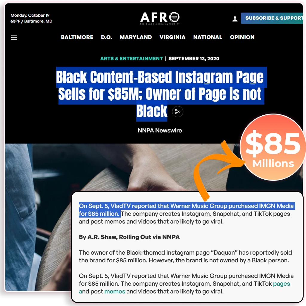 Faceless channel case study thumbnail highlighting ten million views
