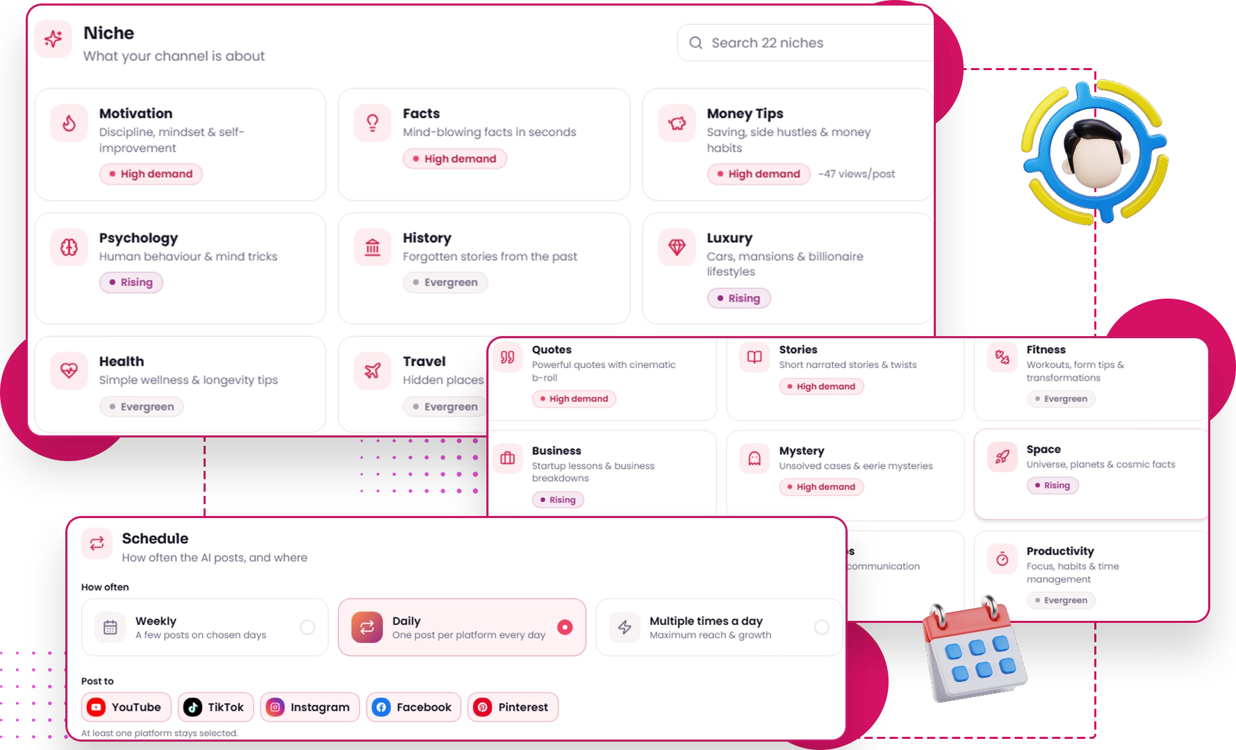 AI faceless video creator