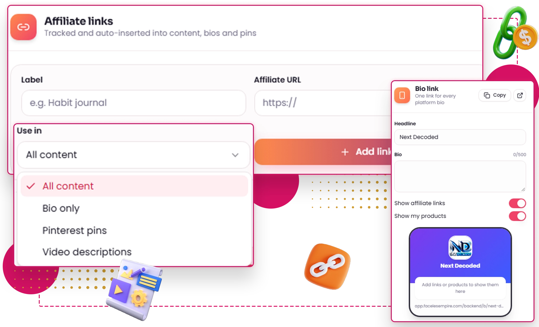 Built-in monetization