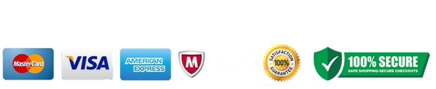 Money-back guarantee and secure payment